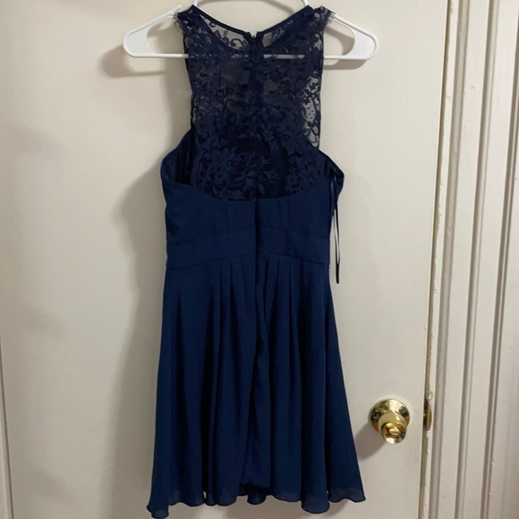 Navy Blue Dress - Picture 2 of 4